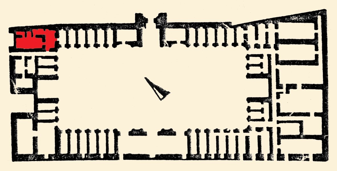 Selçuklular döneminde 1227’de Bağdat’tainşa edilen Müstansıriyye Medresesi ve içindeki bîmâristan (H. Schmid’den)