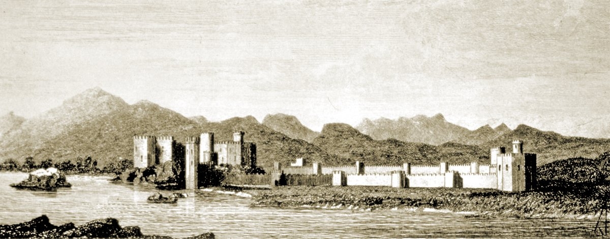 Mâmûriye Kalesi’nin George Cooke tarafından çizilen gravürü (Beauford, s. 195)