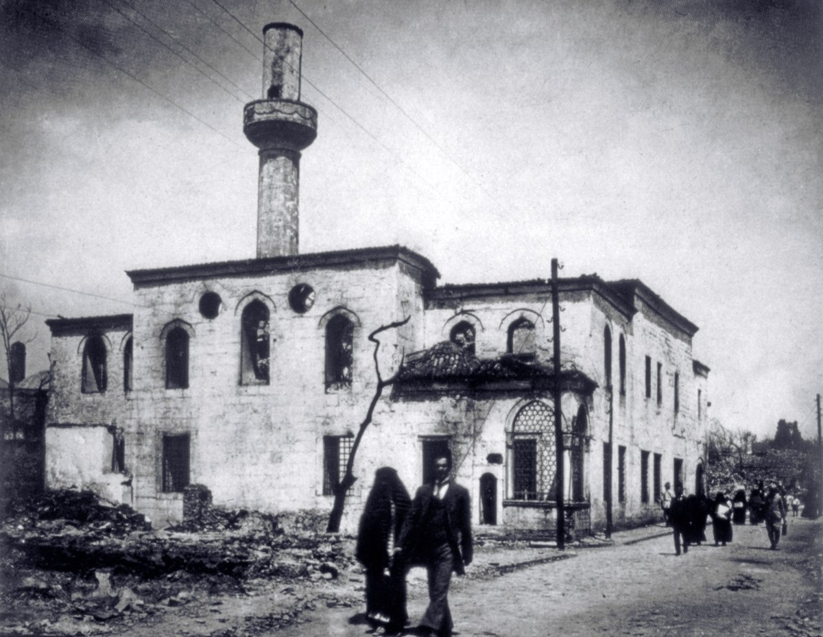 Hâfız Ahmed Paşa Camii’nin eski bir fotoğrafı (Semavi Eyice fotoğraf arşivi)