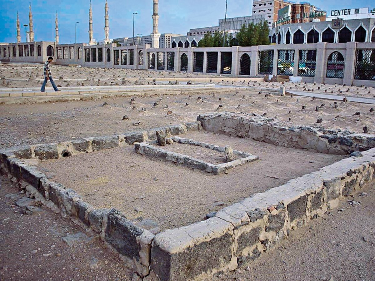 Cennetü’l-bakī‘da Hz. Muhammed’in sütannesi Halîme’nin mezarı