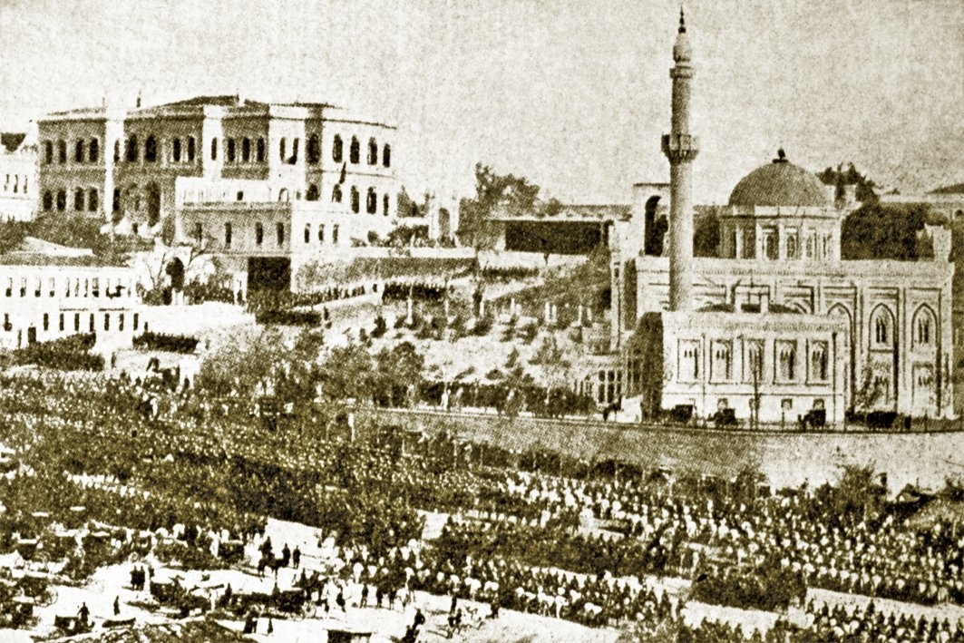 Sultan II. Abdülhamid döneminde Yıldız’da bir cuma selâmlığı