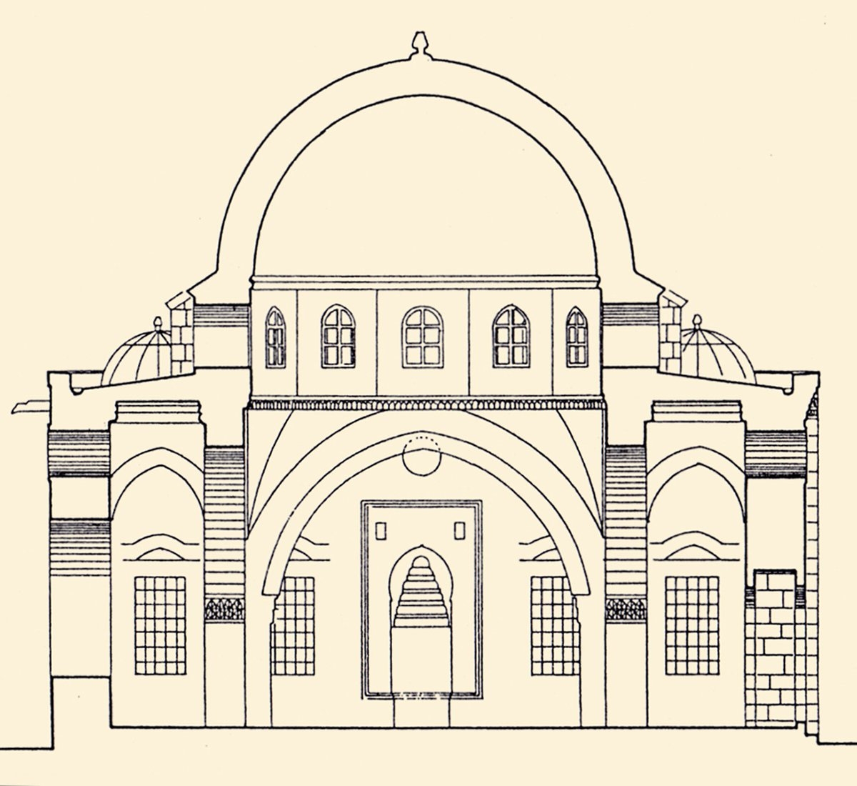 Kilis Mevlevîhânesi’nin kesiti