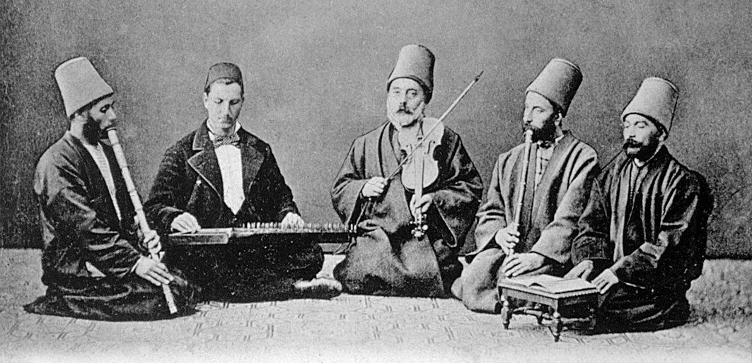 Bir mevlevî âyininde mutrip heyeti