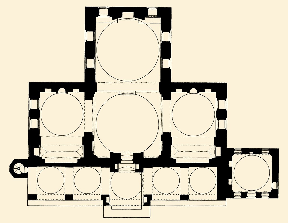 Hamza Bey Camii’nin planı