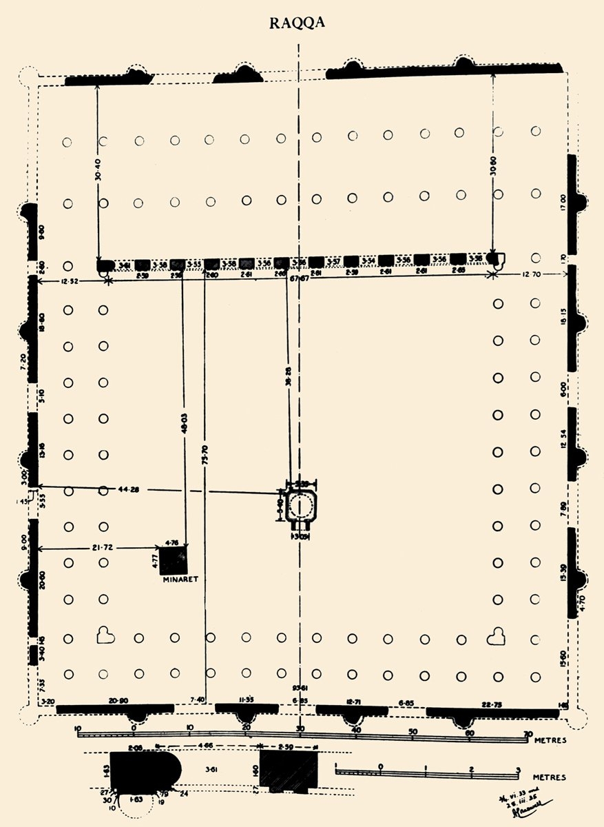 Suriye’deki Rakka Ulucamii’nin planı