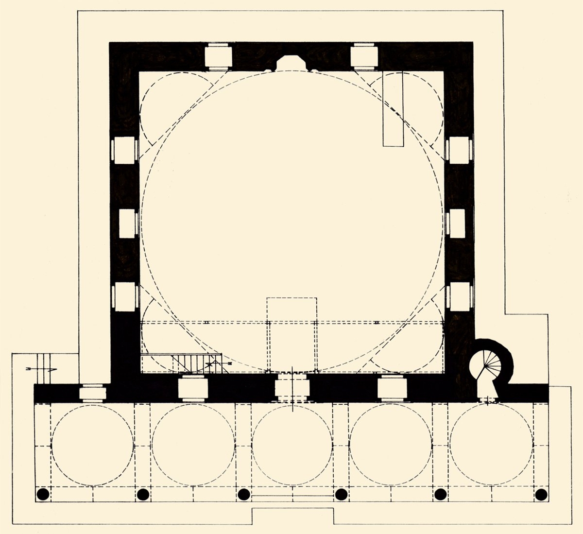Kurşunlu Cami’nin planı