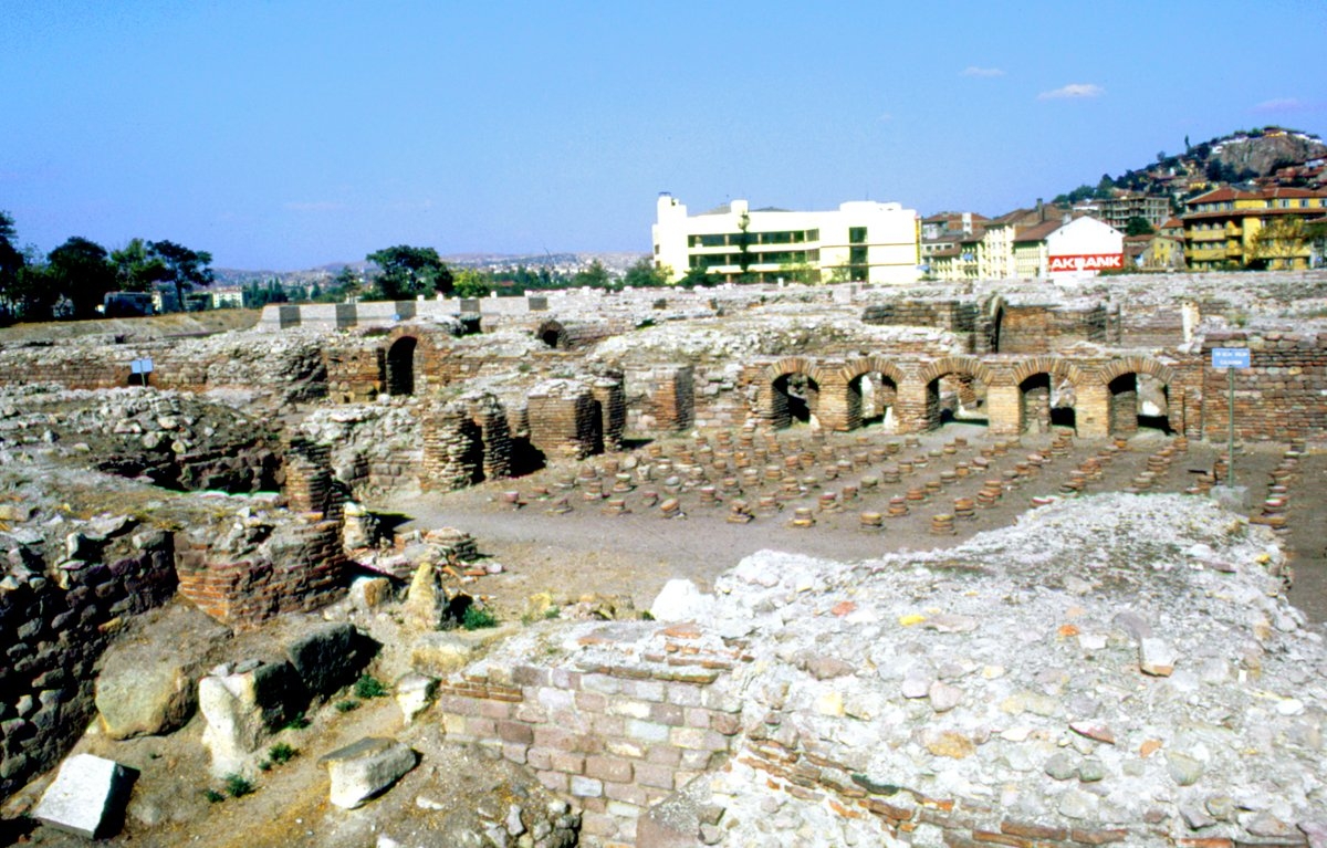 Çankırıkapı'daki Roma hamamının kalıntıları – Altındağ/Ankara