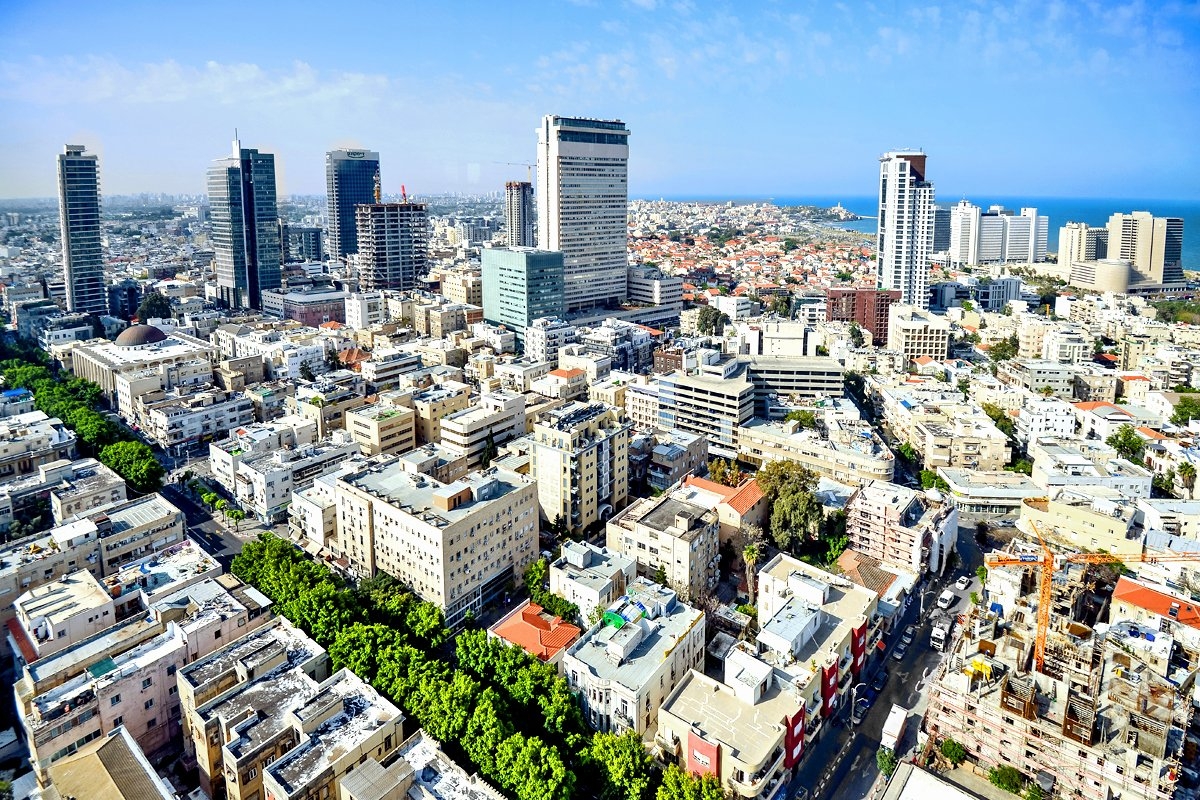İsrail’in başşehri Tel Aviv’den bir görünüş