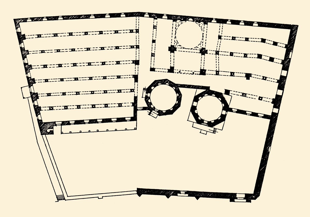 Anadolu’daki ilk Selçuklu camilerinden Konya Alâeddin Camii’nin planı