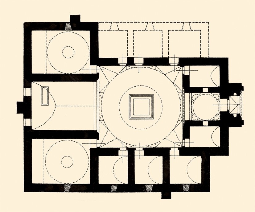 Vâcidiye Medresesi’nin planı