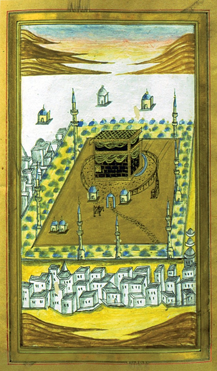 Delâʾilü’l-ḫayrât’ta Kâbe tasviri(Süreyya Serbest koleksiyonu)