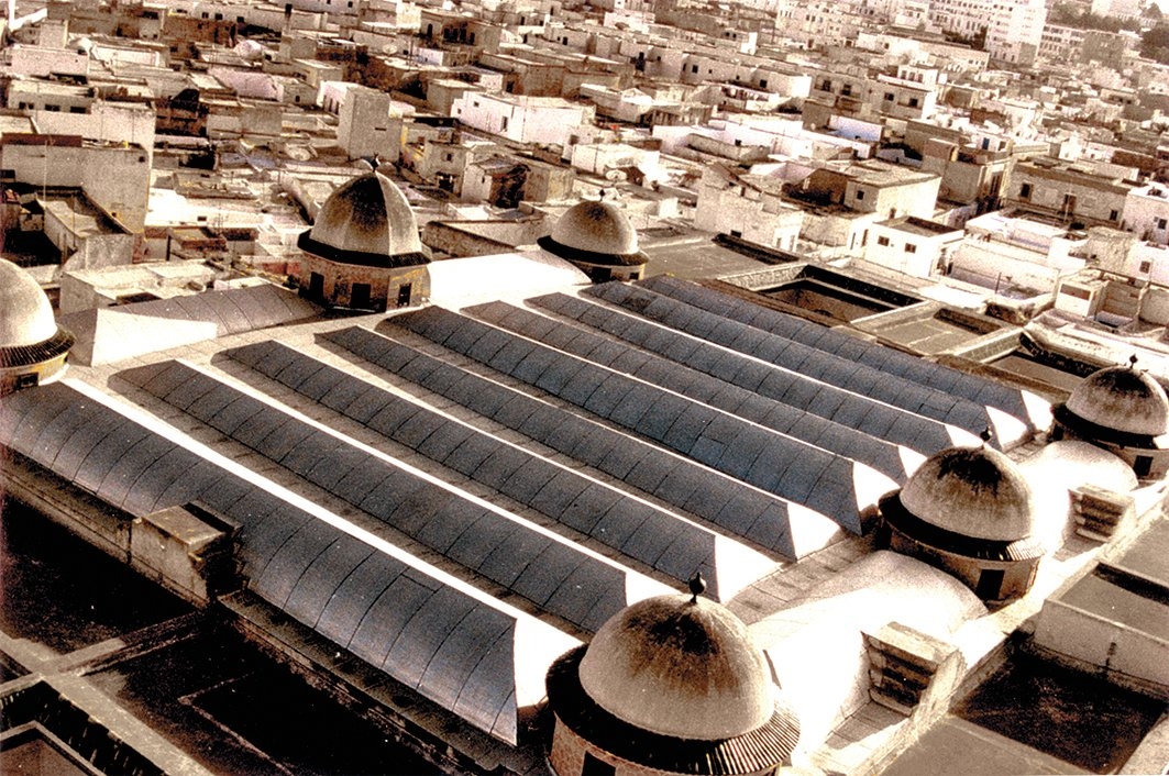 Yûsuf Sâhibü’t-Tâba‘ Camii harim üst örtüsünün minareden görünüşü