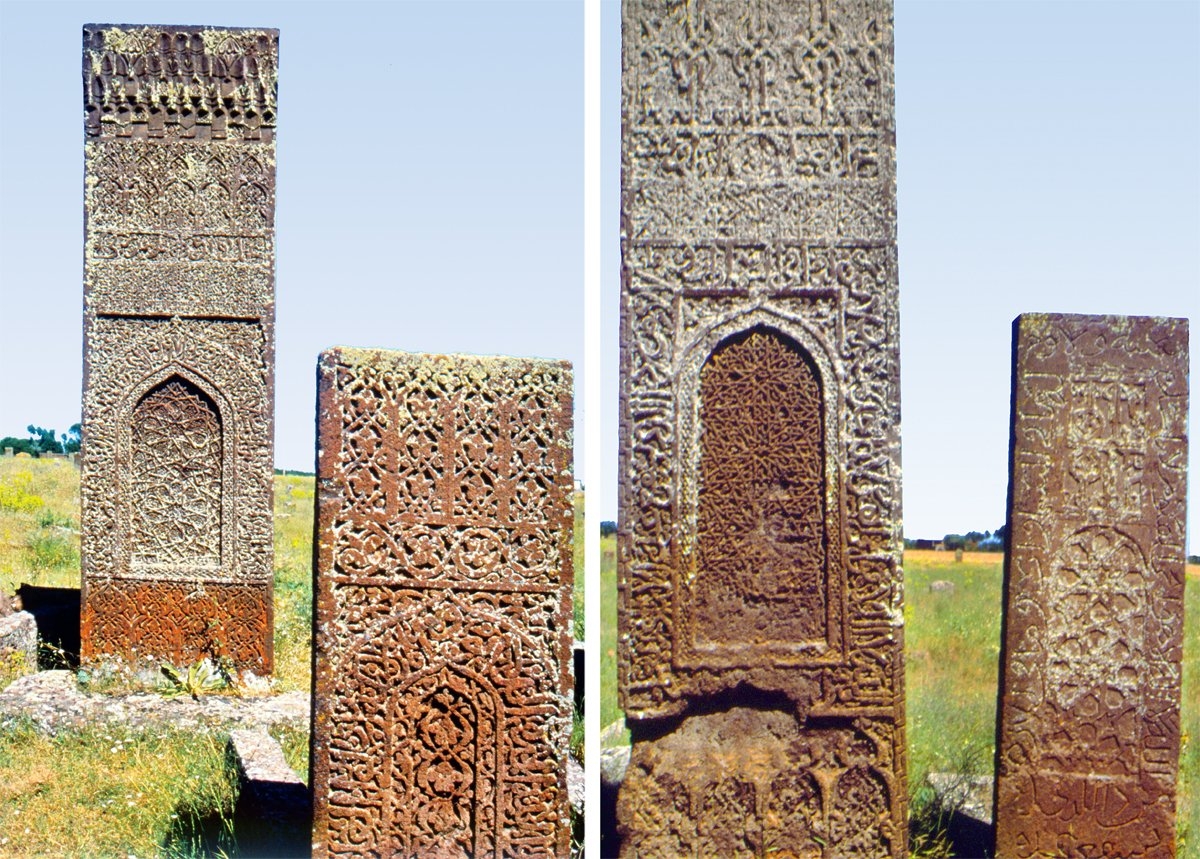 Ahlat mezar âbidelerinden örnekler