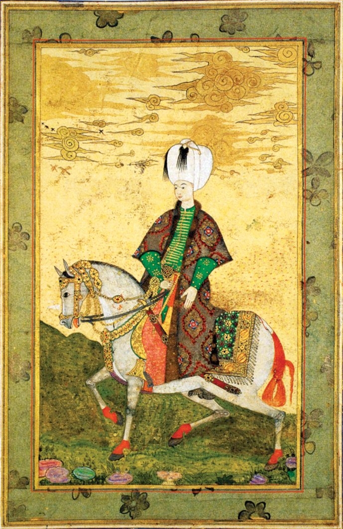 II. Osman at üzerinde (TSMK, Hazine, nr. 2169, vr. 13a)