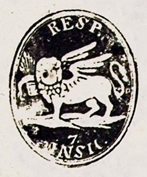 Yedi Ada İstanbul konsolosunun mührü (BA, Cevdet-Hariciye, nr. 3480)