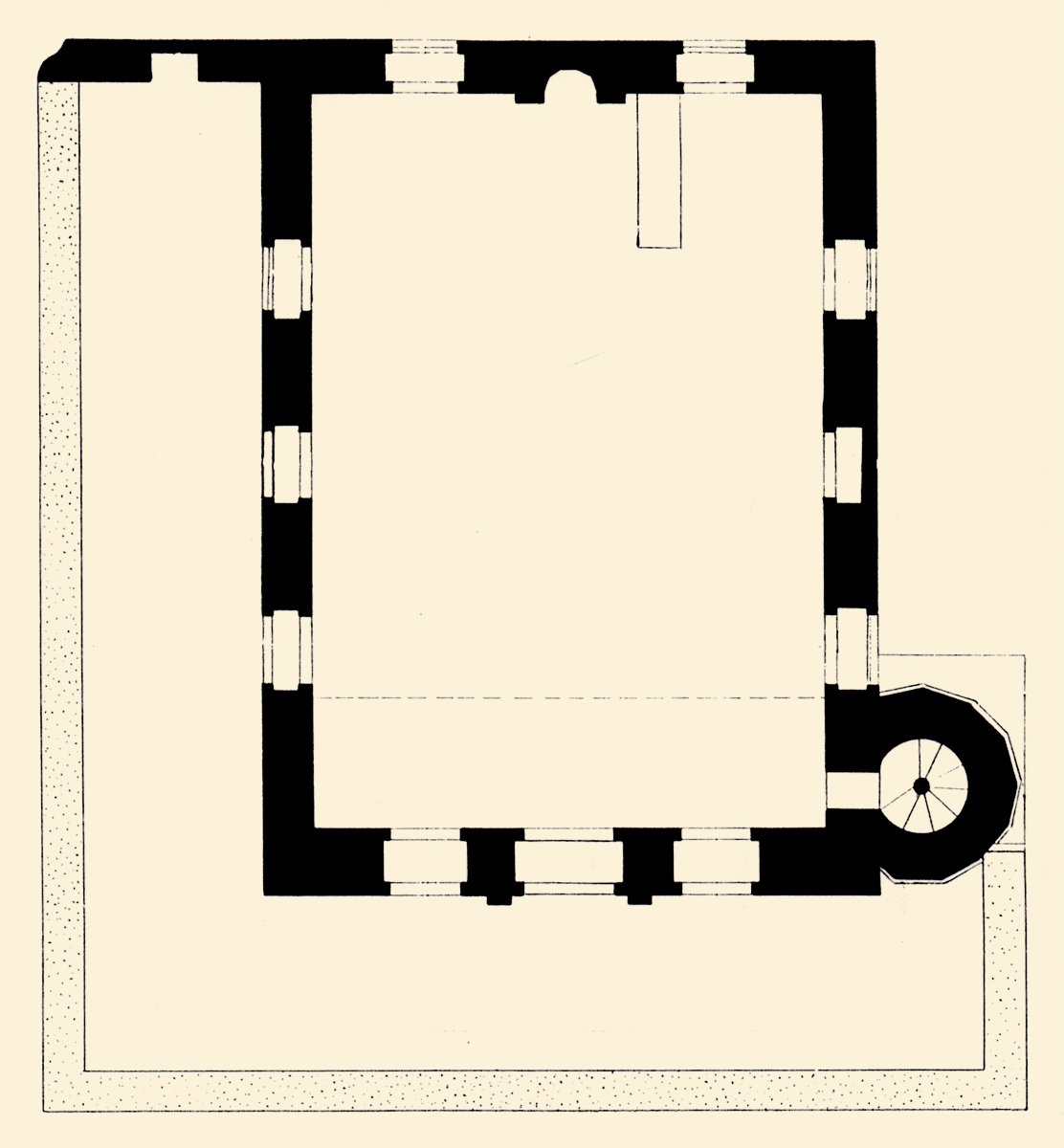 Kanûnî Sultan Süleyman Camii’nin planı