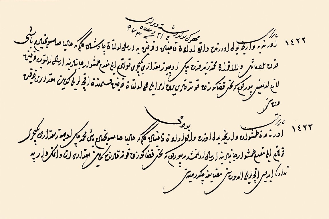 Kanûnî Sultan Süleyman’ınSaksoncubaşı Mehmed Ağa ile ilgili iki hükmü(BA, MD, nr. 5, s. 519, hk. 1422, 1423)