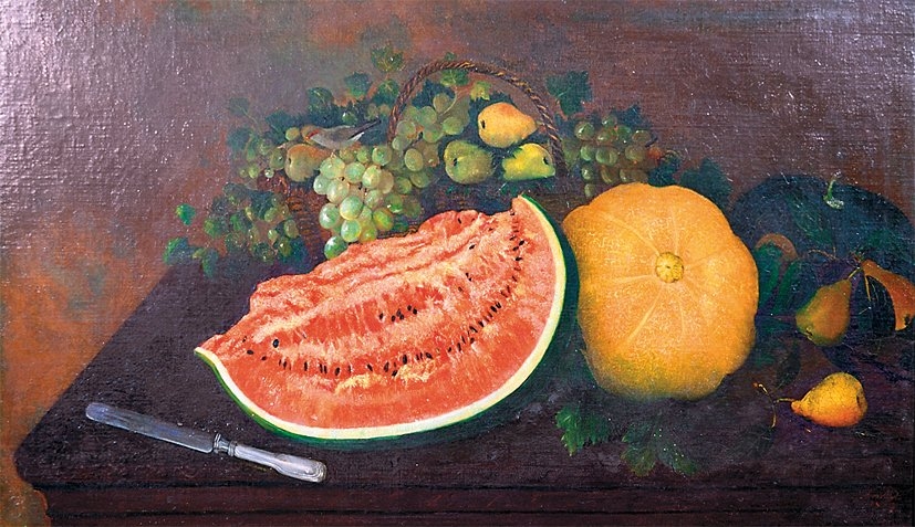 Şeker Ahmed Paşa’nın yağlı boya bir natürmordu (İstanbul Resim ve Heykel Müzesi)