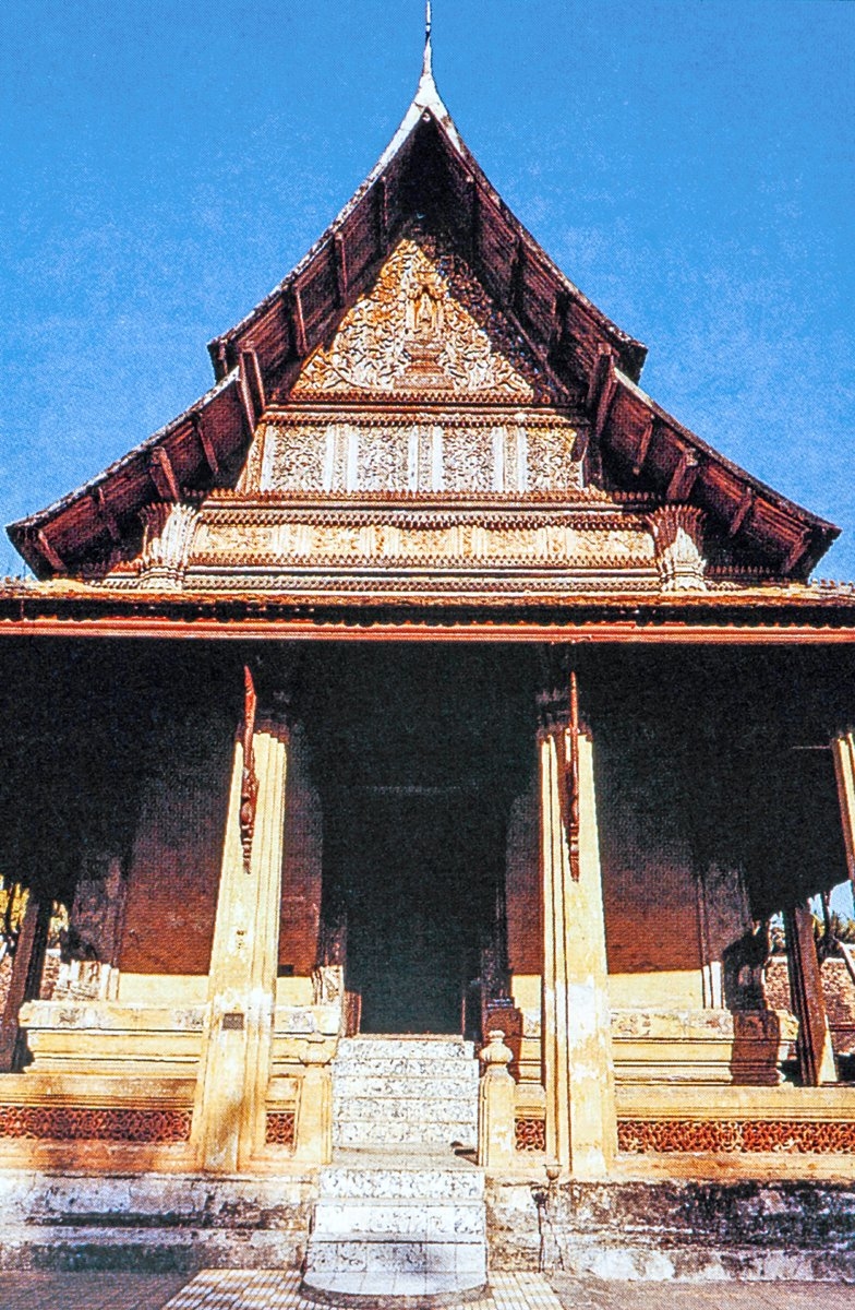 Laos’un başkenti Vientiane’nin en eski budist mâbedi olan Vat Si Saket