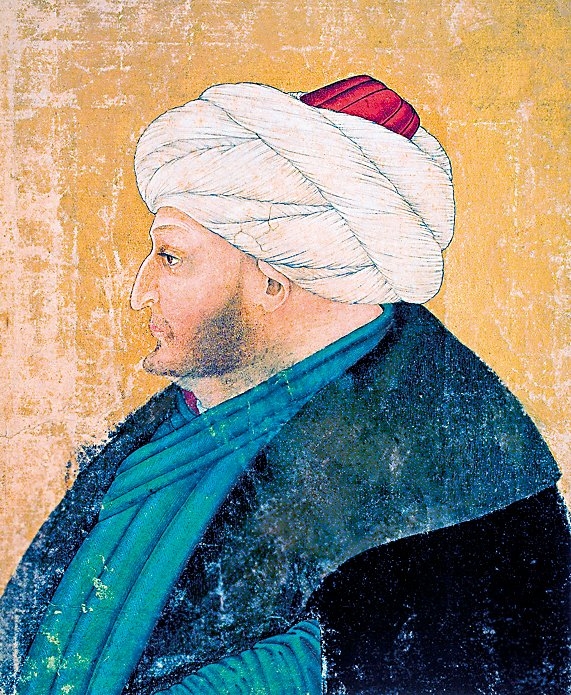 Sinan Bey’e atfedilen Fâtih Sultan Mehmed portresi (TSMK, Hazine, nr. 2153, vr. 145b)