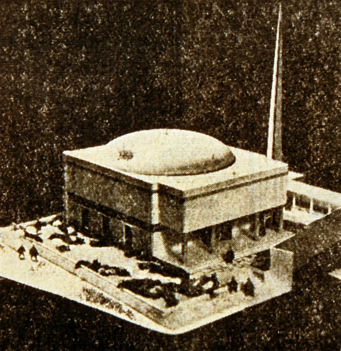 Modern cami mimarisine örnek gösterilebilecek Gemlik Camii’nin maketi