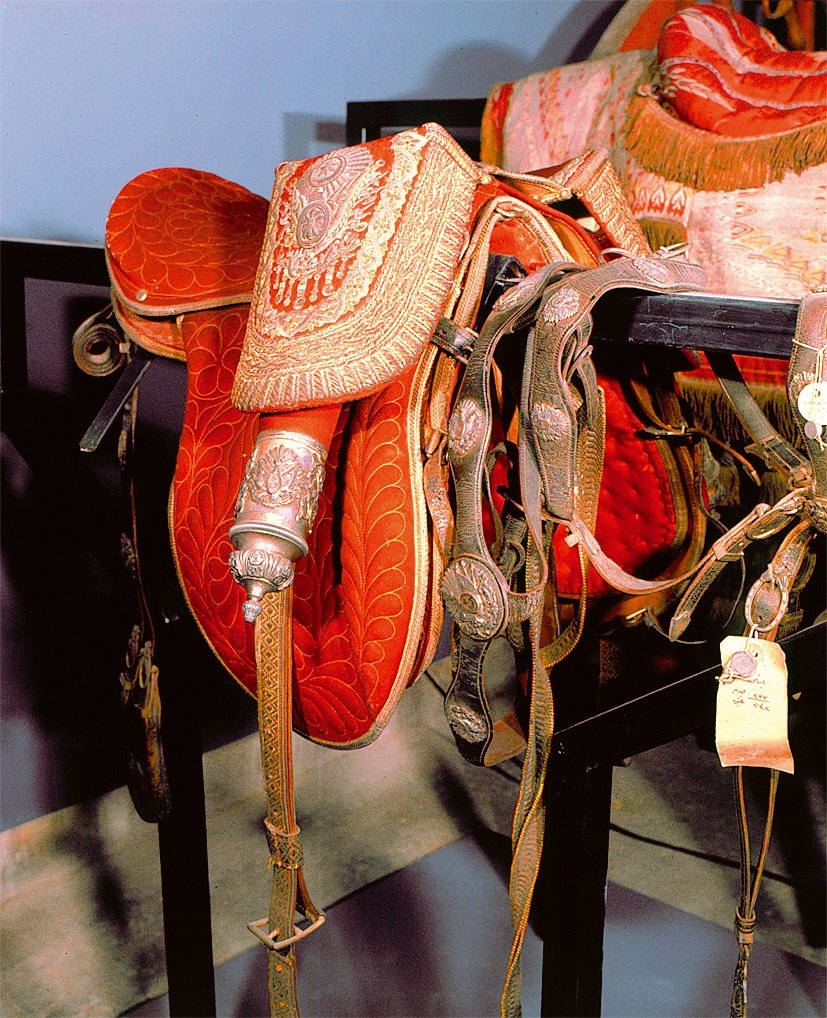 Topkapı Sarayı imalâthanesinde yapılmış eyer ve koşum takımı