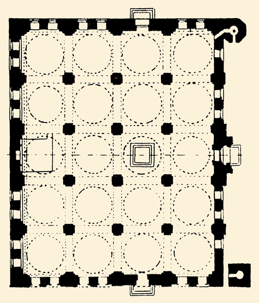 Bursa Ulucamii’nin planı