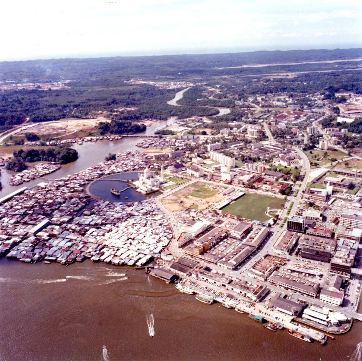 Bender Seri Begavan’ın havadan görünüşü