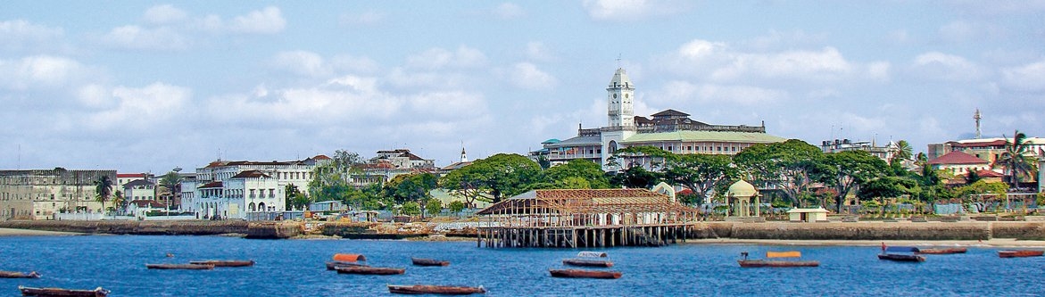 Zengibar şehrinden bir görünüş