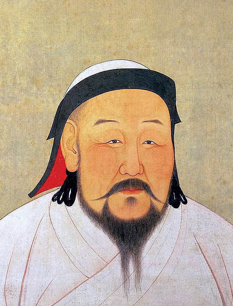 Kubilay Kağan’ı tasvir eden yağlı boya resim (Taipei National Palace Museum)