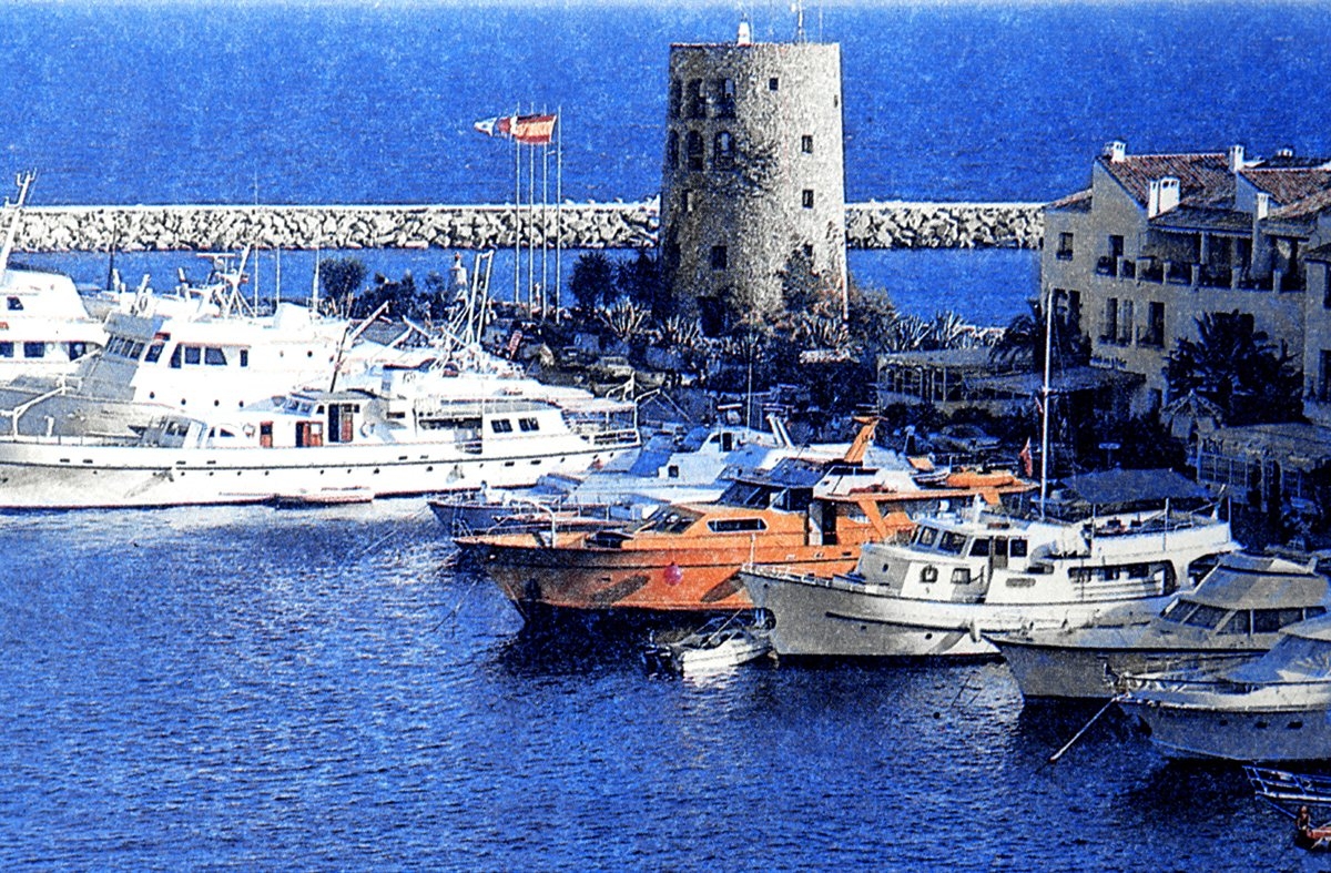 Mâleka (Malaga) Limanı’ndan bir görünüş