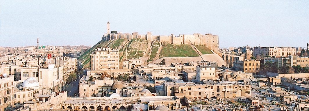 Halep’in İçkale mevkiinden bir görünüş