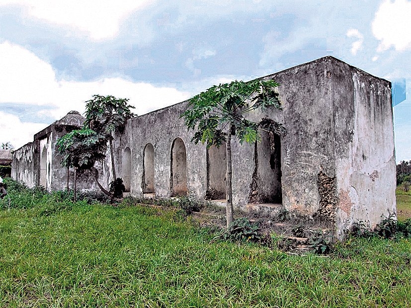 Kidichi’de 1850 tarihli Fars Hamamı’nın arka cephesi