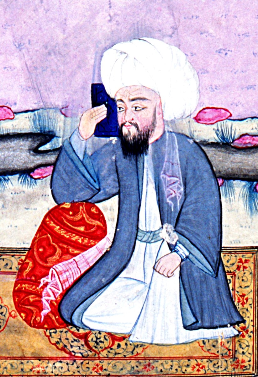 Hayretî’nin Âşık Çelebi tezkiresindeki minyatürü (Millet Ktp., Ali Emîrî Efendi, Tarih, nr. 772, vr. 129a)