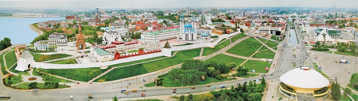 Tataristan’ın başşehri Kazan’dan bir görünüş