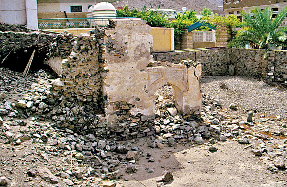 Sahâbeden Abdullah b. Ömer b. Hattâb’ın Osmanlılar tarafından yaptırılan türbesinin kalıntıları – Mekke