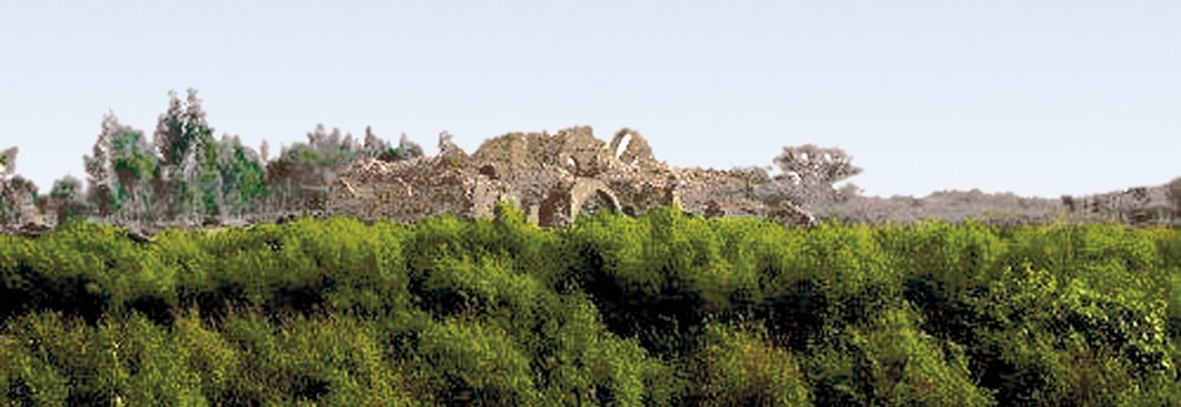 Ukâz’da bir yapı harabesi