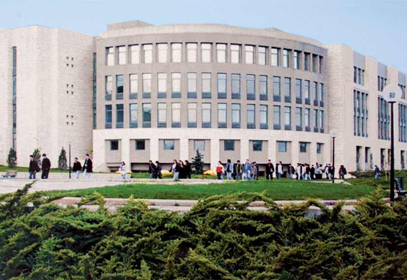 Ankara’da Bilkent Üniversitesi’nden bir görünüş