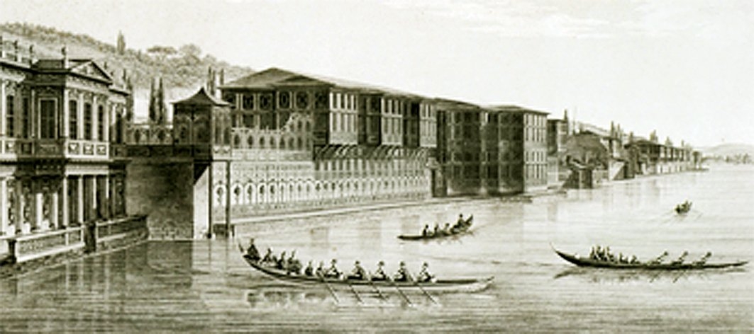 Hatice Sultan Sahilsarayı’nın gravürü (A. I. Melling, lv. 30)