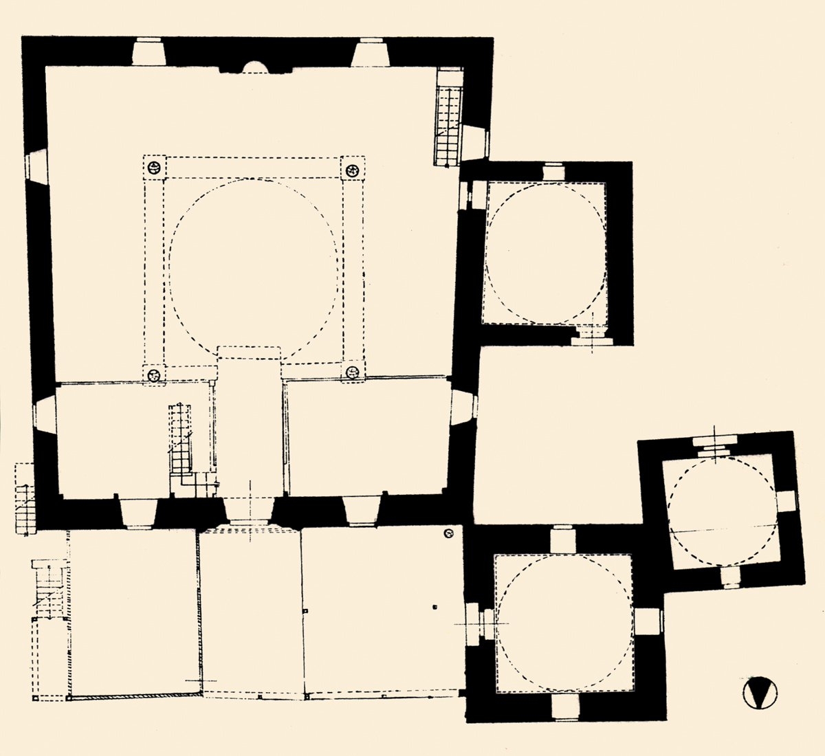 İskender Paşa Camii ve Türbesi’nin planı