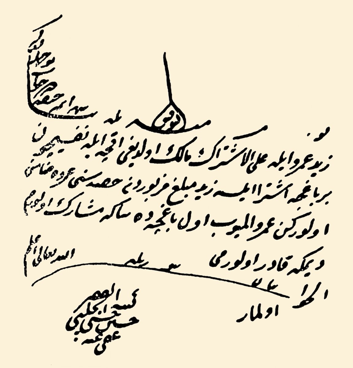 Hüseyin Hüsnü Efendi’nin arazi ihtilâfıyla ilgili bir fetvası (İlmiyye Salnâmesi, s. 625)