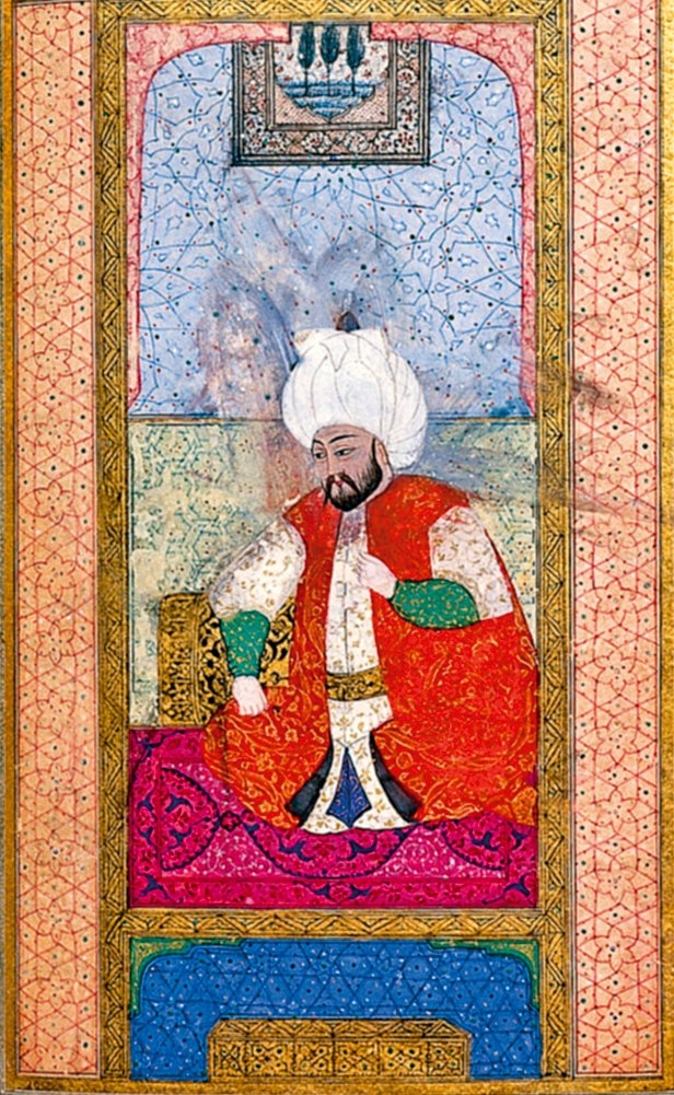 Âşık Çelebi Tezkiresi’ndeII. Selim’i tasvir eden minyatür(Millet Ktp., Ali Emîrî Efendi, Tarih, nr. 772, vr. 36b)