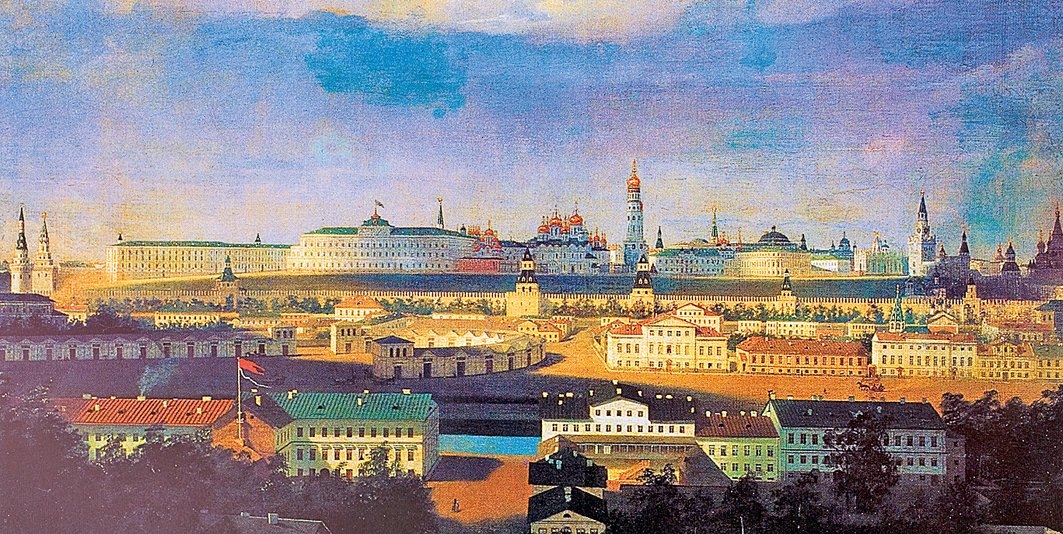 XIX. yüzyılda Moskova’yı gösteren bir tablo
