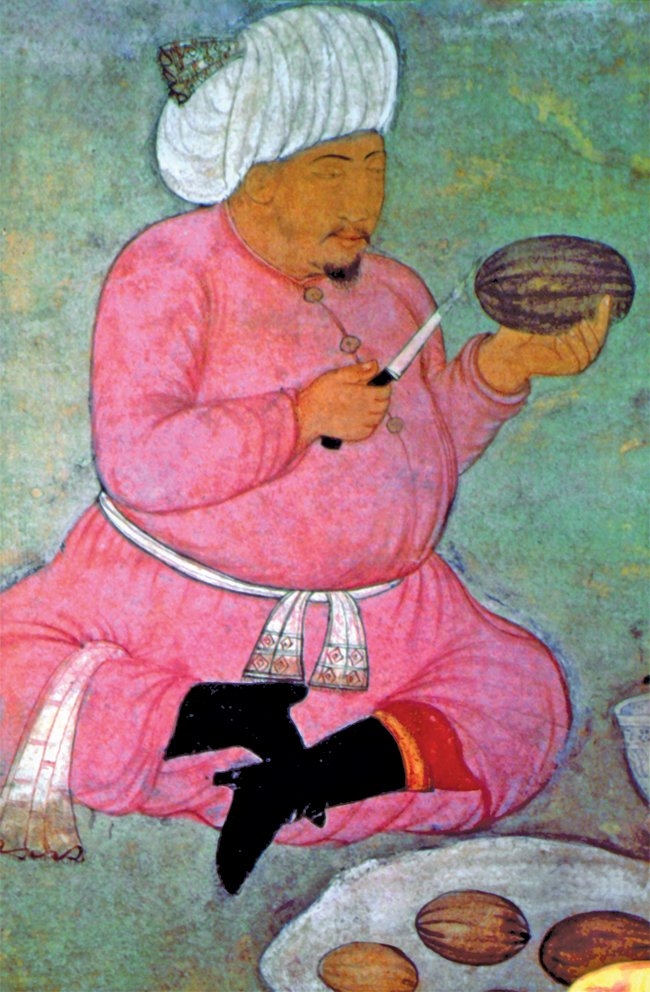 Şeybânî Hanı Abdullah’ın bir minyatürü (F. Robinson, Atlas of the Islamic World, Oxford 1982, s. 102)