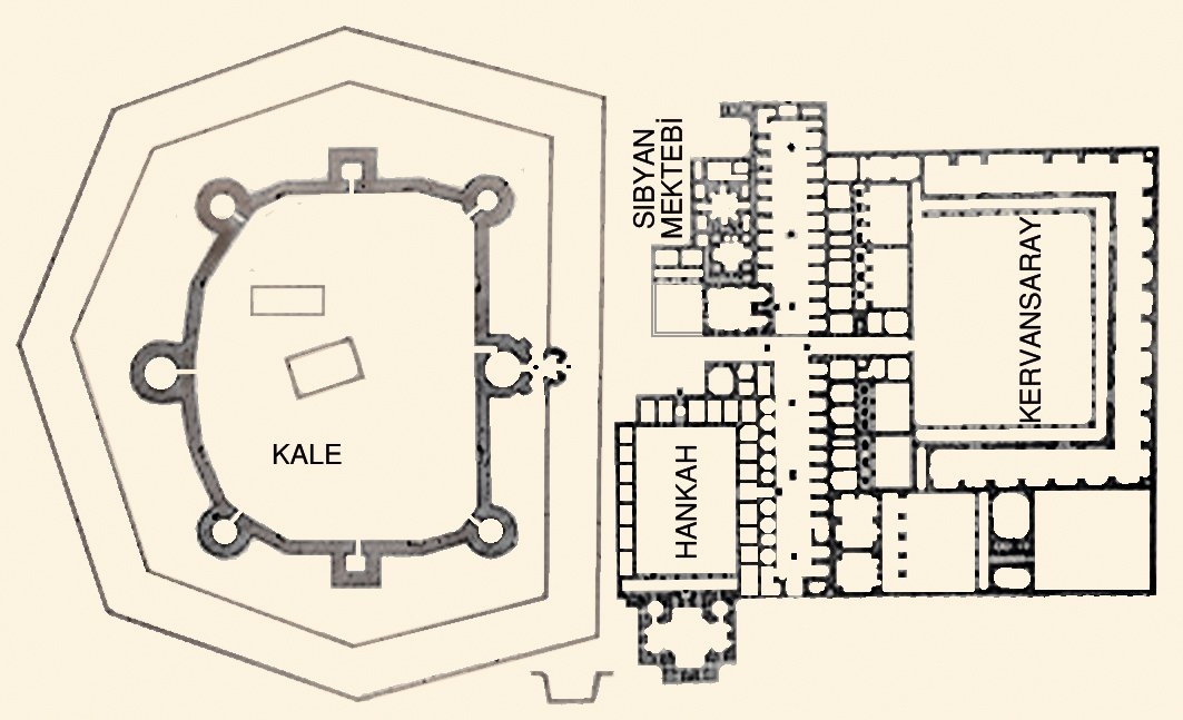 Payas Sokullu Mehmed Paşa Külliyesi’nin planı