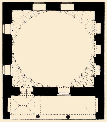 Hacı Özbek Camii’nin planı