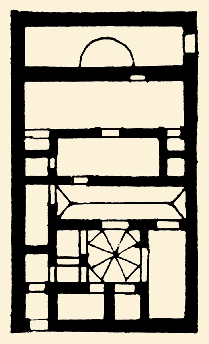 Fas’ta Vücde’deki çarşı hamamının planı