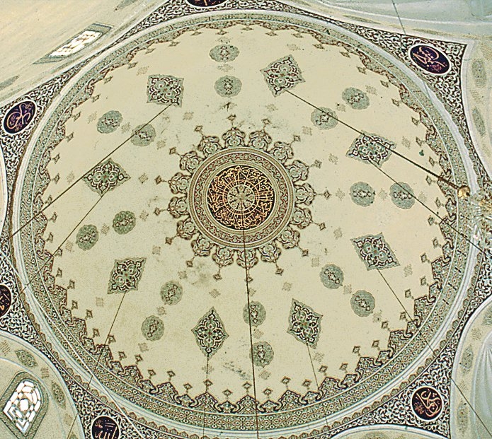 Pîrî Mehmed Paşa Camii’nin kubbe içi