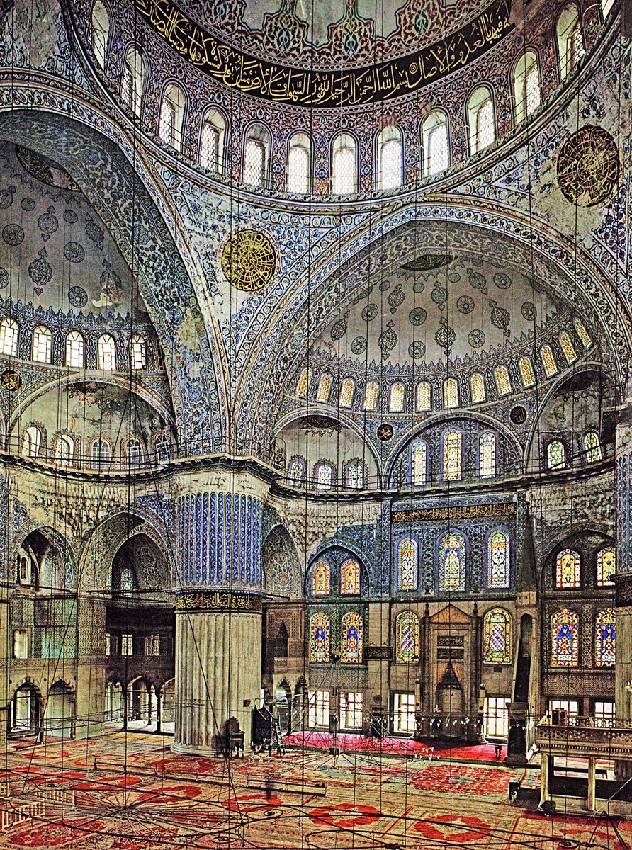 Edirne Selimiye Camii’nin içinden bir görünüş