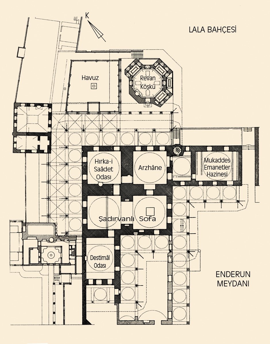 Mukaddes Emanetler Dairesi’nin planı